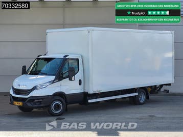 Iveco Daily 72C21 3.0L Automaat 1000KG Laadklep Luchtvering, Automaat, Stof, Gebruikt, Euro 6