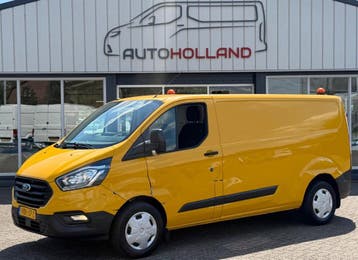 Ford Transit Custom 2.0 TDCI 96KW 136PK L2H1 EURO 6 AIRCO/ C, Gebruikt, Geel, Dealer onderhouden, Ford