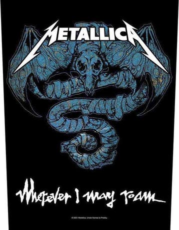 Metallica - Wherever I May Roam  - Rugpatch off. merchandise, Ophalen of Verzenden, Nieuw, Kleding