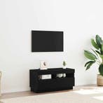 vidaXL TV-kast Zwart Eiken 80 x 35 x 40 cm Bewerkt hout, Minder dan 50 cm, Verzenden, Nieuw, Minder dan 100 cm