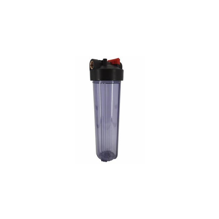 Waterfilterbehuizing Big Blue 20 inch in-out 1 inch transp., Tuin en Terras, Waterpompen, Nieuw, Verzenden