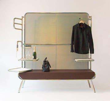 Jesse Visser - Settle (zitbank met hoge leuning) - Staal,