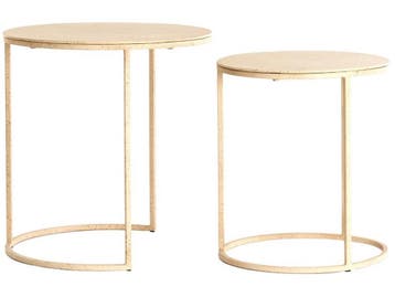 Light & Living Sadar - Bijzettafel set - Ø52x46cm + Ø50x40cm, Verzenden, Nieuw