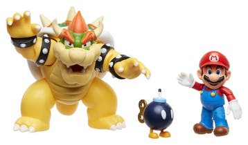 World of Nintendo Action Figure 3-Pack Mario vs. Bowser Lava, Ophalen of Verzenden, Nieuw