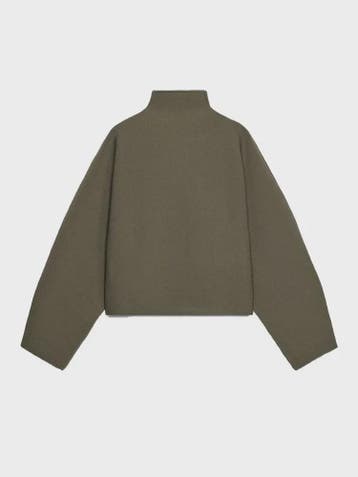 Dames Cropped Jacket met Opstaande Kraag - Vintage Stijl Her, Verzenden, Nieuw