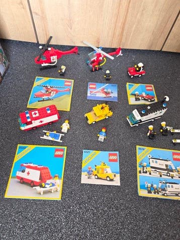 Lego Set - Legoland, City, Classic - 6 setjes hulpdiensten, Nieuw