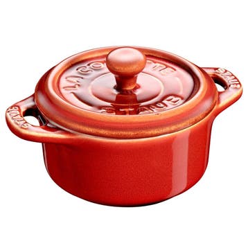 GGM Gastro | STAUB | CERAMIQUE - Mini Kookpot - Ø 100mm - |, Verzenden, Nieuw, Kop(pen) en/of Schotel(s)