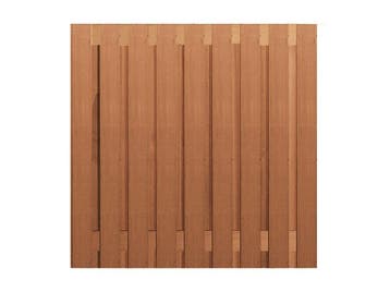 Hardhout Schutting 180 x 180 cm, Nieuw