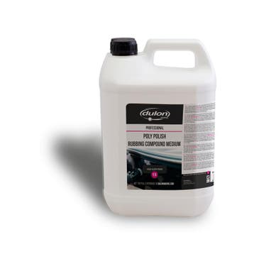 Dulon 15 poly polish rubbing compound medium 5L - Medium, Ophalen of Verzenden, Nieuw, Verven
