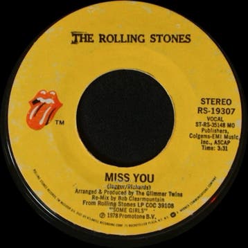 The Rolling Stones - Miss You / Far Away Eyes, Verzenden, Gebruikt