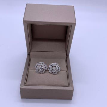Chanel - Oorbellen - 18 karaat Witgoud, Nieuw