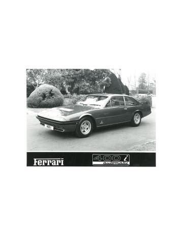 1979 FERRARI 400 I AUTOMATIC PERSFOTO, Nieuw, Ferrari, Author