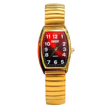 Fako - Dameshorloge - Rekband - Featurely - 27x37mm -, Verzenden, Nieuw
