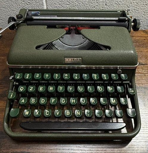 Halda modello P - Typemachine - 1950-1960, Antiek en Kunst, Kunst | Designobjecten