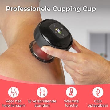 2dekans | Nuvance Elektrische Cupping Cups – 12 Standen &, Ophalen of Verzenden, Zo goed als nieuw