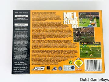 Nintendo 64 / N64 - NFL Quarterback Club 98 - EUR - New & Se, Verzenden, Gebruikt