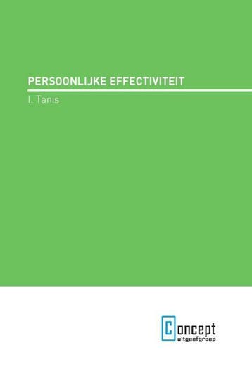 Persoonlijke effectiviteit - I. Tanis 9789491743498, Verzenden, Gelezen, I. Tanis