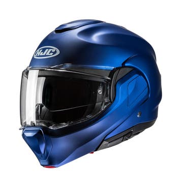 HJC F100 Solid Blauw Systeemhelm, Nieuw met kaartje, Systeemhelm, HJC, XXL