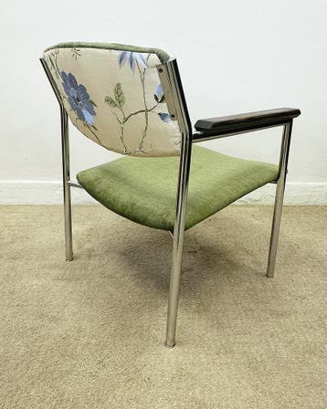 Mid century / Bauhaus lounge chair, Huis en Inrichting, Ophalen, Mid century, Minder dan 75 cm, Zo goed als nieuw