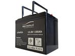 Lithium LiFePO4 Accu 12 Volt 100Ah Bluetooth | Lichtgewicht, Caravans en Kamperen, Camper-accessoires, Ophalen of Verzenden, Nieuw