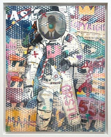 Jean Le Gall (1969) - 100% Hand Painted-Cosmo Pop