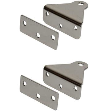 Optimist Spiegelbeslag Set met Tegenplaten, Ophalen of Verzenden, Nieuw