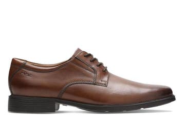 Clarks - maat 41- Heren schoenen Tilden Plain G - Bruin, Kleding | Heren, Verzenden, Nieuw