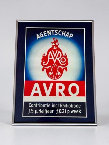 AVRO - Advertising Poster– Dutch Broadcasting - Jaren 1930