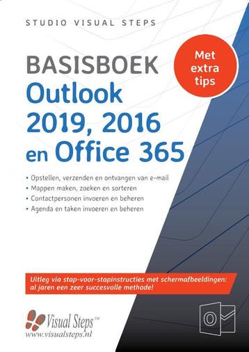 Basisboek Outlook 2019, 2016 en Office 365 9789059056558, Verzenden, Gelezen, Studio Visual Steps