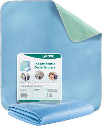 GEASY Wasbare Incontinentie Onderlegger – 60x90 cm –, Verzenden, Nieuw