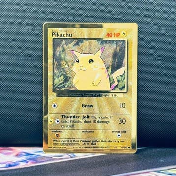 Pokémon Card - METAL PIKACHU 58 - Pokémon, Nieuw
