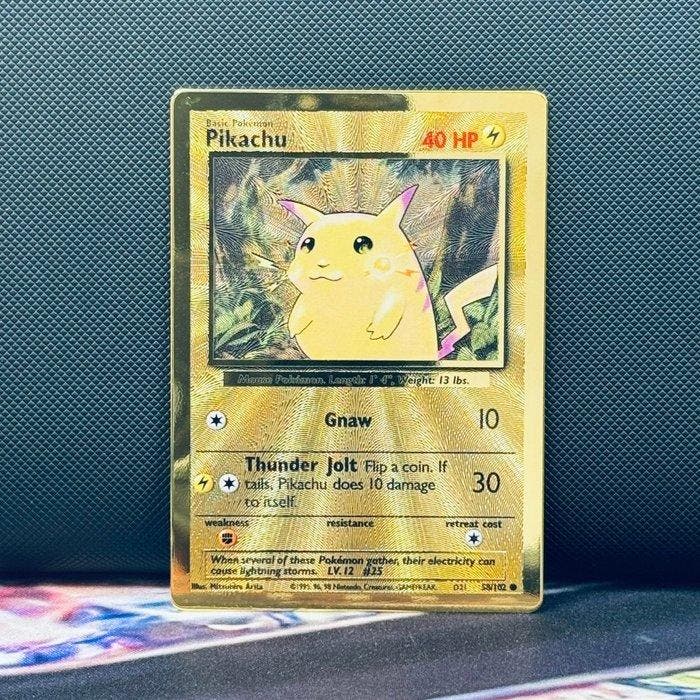 Pokémon Card - METAL PIKACHU 58 - Pokémon, Hobby en Vrije tijd, Verzamelkaartspellen | Pokémon