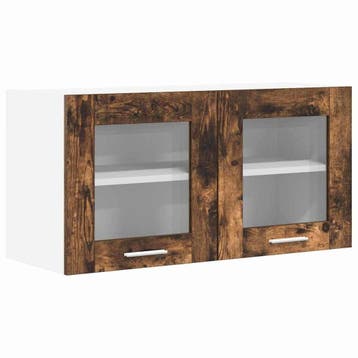 Opbergkast Bewerkt Hout | 58% Korting, Huis en Inrichting, Kasten | Wandmeubels, Nieuw, Ophalen of Verzenden, Minder dan 150 cm