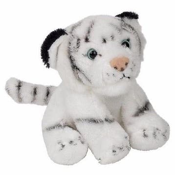 Ravensden witte tijger knuffel - pluche - 15 cm, Verzenden, Nieuw