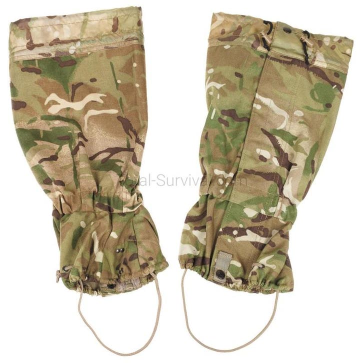 Britse leger Goretex Gaiters / Beenkappen, MTP Multicam, Sport en Fitness, Bergsport en Wandelen, Schoenen, Zo goed als nieuw