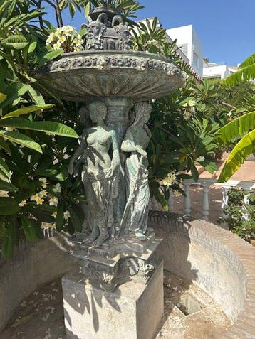 Fontein - s.keliam - 1990-2000 - Franse Beaux-arts, brons