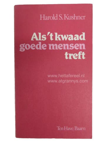 H. Kushner - Als het kwaad goede mensen treft, Boeken, Verzenden, Gelezen