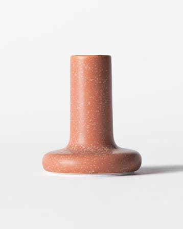 HEMA Kandelaar 5x12cm Bink keramiek oranje, Verzenden, Nieuw, Oranje