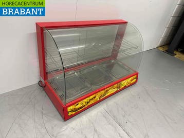 HCB Warmhoudvitrine Warmtevitrine 96 cm 230V Horeca, Ophalen of Verzenden, Nieuw in verpakking