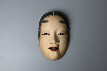 Noh masker - Hout (Zonder minimumprijs)