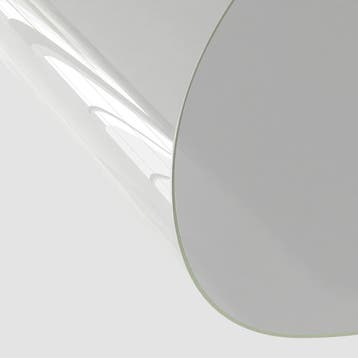 Transparant tafelkleed rond 110cm - Retourdeal, Ophalen of Verzenden, Zo goed als nieuw, Rond
