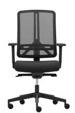 Rim FLEXi – NEN 1335 bureaustoel – Zwart – Refurbished, Zwart, Ophalen of Verzenden, Zo goed als nieuw, Bureaustoel