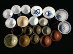 Japanese - Beeld, Set of 20 / Signed / Japanese Vintage Sake, Antiek en Kunst