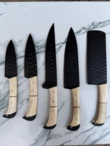 Keukenmes - Kitchen knife set - Staal - Noord Amerika -