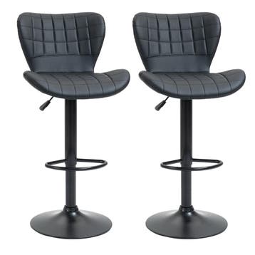 TRUUSK Barkruk 2-delige Set Retrodesign - Hoogte Verstelbaar, Verzenden, Nieuw