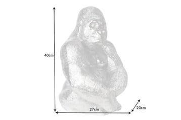 Decoratief Gorilla-figuur KONG 40cm zilveren handgemaakte, Ophalen of Verzenden, Nieuw