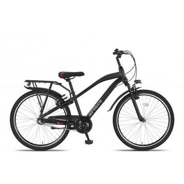 Altec Attack Plus 24 Inch Jongensfiets 3 Speed Mat Zwart, Verzenden, Nieuw