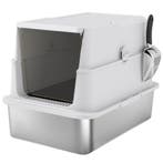 Kattenbak, Roestvrij Staal, XL-Binnenruimte, Met Schep, Lich, Diversen, Verzenden, Nieuw