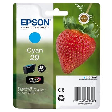 Epson 29 (T2982) inktcartridge cyaan (origineel), Verzenden, Nieuw, Cartridge, Epson