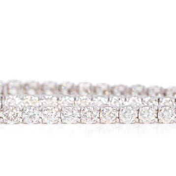 Zonder minimumprijs - Armband - 18 karaat Witgoud - 4.30ct., Nieuw